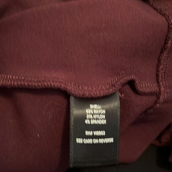 Torrid Purple Ponte Mixed Fabric Ruffle Peplum Blazer Jacket Contemporary - Picture 15 of 15